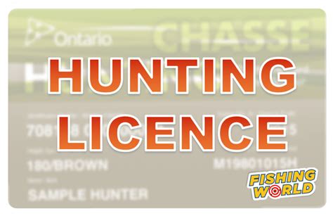Ontario Fishing & Hunting Licences.